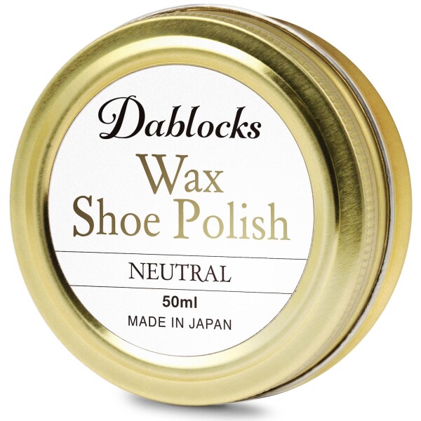 (DABLOCKS) 鏡面磨きワックス 革靴 50ml 日本製 (ニュートラル)