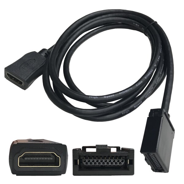 (Tr701-1) HDMI ナビ 変換 ケーブル ダイハツ タイプE を タイプA に 接続 配線 カーナビ ナビ 車 コード アダプター ディーラーオプショ