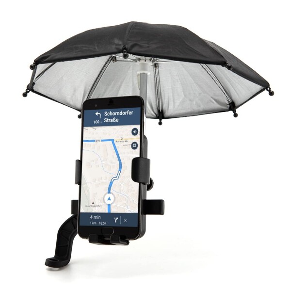 DUILU バイク用携帯電話ホルダー 傘付き サンシェード 雨水浸入防止 新スタイル 多機能 自転車 携帯電話ホルダー