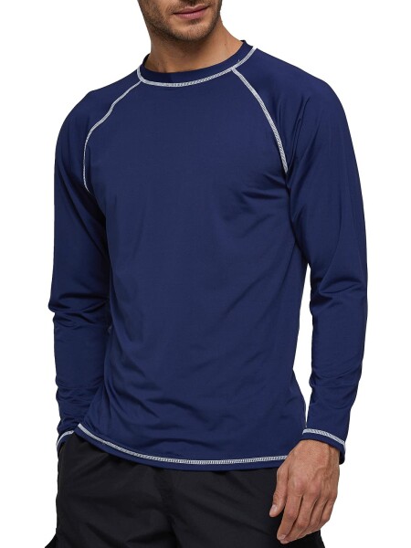 (Hilarocky) ラッシュガード 長袖 水着 メンズ UVカット スイムウェア スポーツ シャツ スイム 水陸両用 大きいサイズ マリンスポーツ 吸