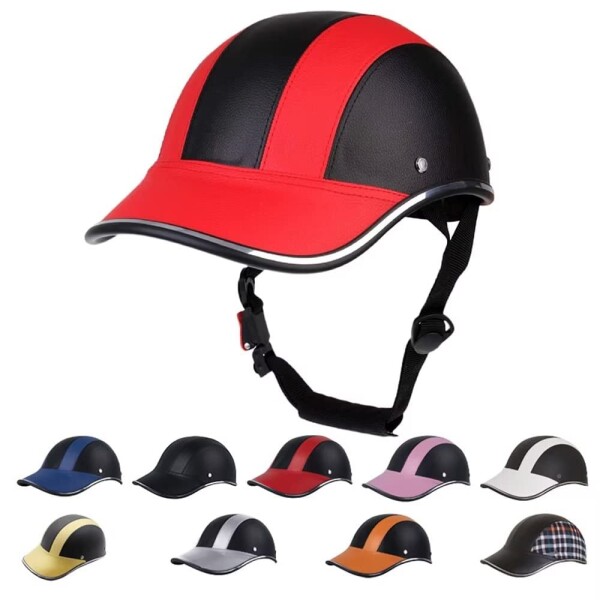 自転車 ヘルメット 超軽量 高剛性 帽子型 ヘルメット 自転車 通気性 EN1078安全規格/CPSC安全規格/CE認定済み アーバン ベースボール 帽