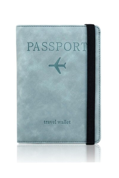 (YFFSFDC) パスポートケース スキミング防止 パスポートカバー ホルダー トラベルウォレット パスポートカードケース 多機能収納ポケット