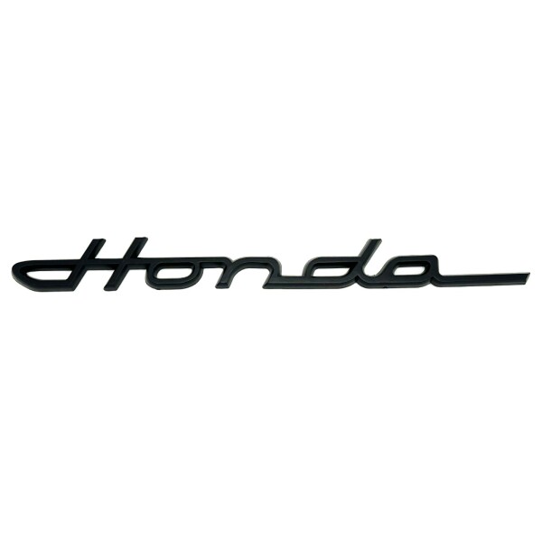 TOUFEIYUAN 1個 Honda クラシック エンブレム メッキ 筆記体 215mm×23mm (ブラック ロング)