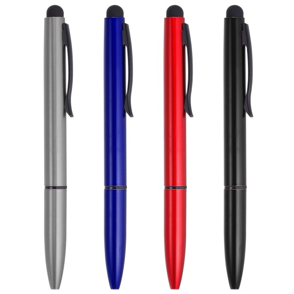 PATIKIL 筆記具 ボールペン メタルペン スタイラスチップ 2 in 1 ブラックインク 1.0mmミディアムポイント タッチスクリーン用 スタイル3