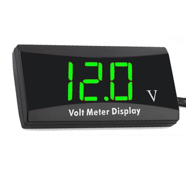 YFFSFDC デジタル電圧計 バッテリー残量表示計 汎用型 DC 12V 24V 48V 60V 72V 84V リチウム電池 鉛蓄電池 リン酸鉄リチウムイオン電池 L