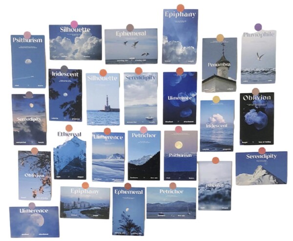 ［ドナリー］おしゃれで可愛い ポストカード 25枚セット はがきサイズ 北欧 韓国 海外 インテリア 雑貨 ミニポスター (アーストーンシン