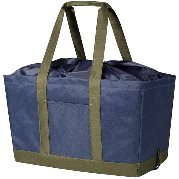 (LHZK) エコバッグ 折りたたみ 保冷バッグ 大容量 エコバック 買い物バッグ 耐久性 ショッピングバッグ 繰り返し使える 買い物袋 (ブルー