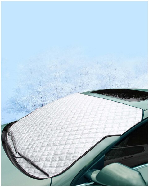 Yige Lii 車用フロントガラスカバー スバル 車種用 車凍結防止カバー フロントガラスカバー 車 凍結防止シート 凍結対策 雪対策 積雪 カ